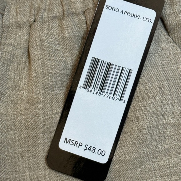 Soho Apparel Tan Wide Leg Pants - Picture 3 of 5